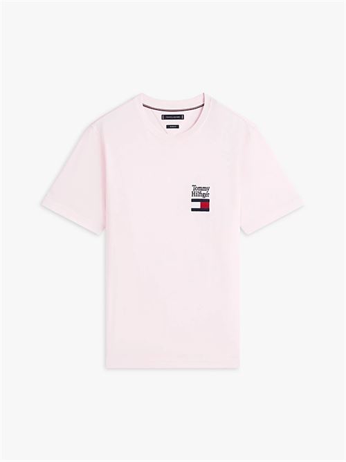 brand love text stack tee TOMMY HILFIGER | MW0MW42367TPB